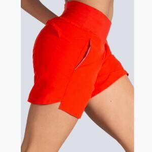 Brooks Chaser 7" Running Shorts Neon Red Size Large Activewear outdoor sporty
